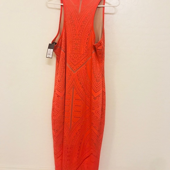 Mossimo Coral and Nude midi dress - Picture 3 of 4